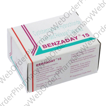 Benzaday 15 (Cyclobenzaprine Hydrochloride) - 15mg (10 Capsules) P1